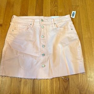 Women’s Old Navy button front jean skirt